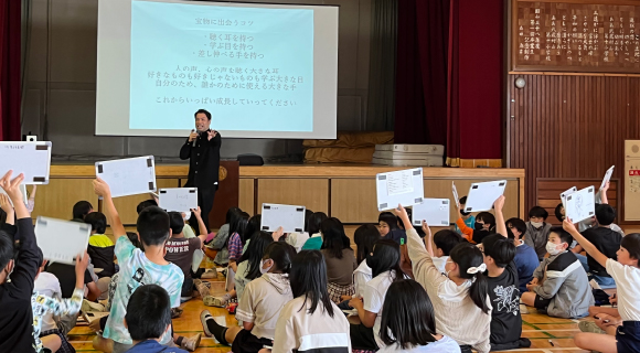 【講演実績】武蔵村山市立第十小学校にて講義を行いました